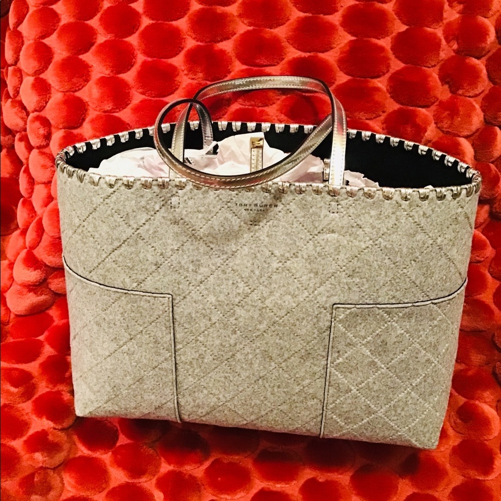 New Tory Burch Felt Tote